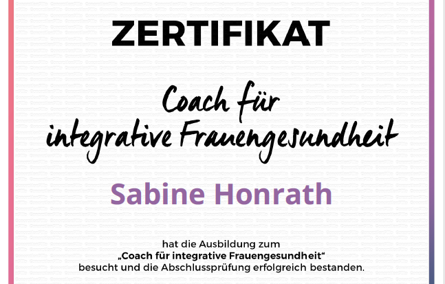 CiF Zertifikat